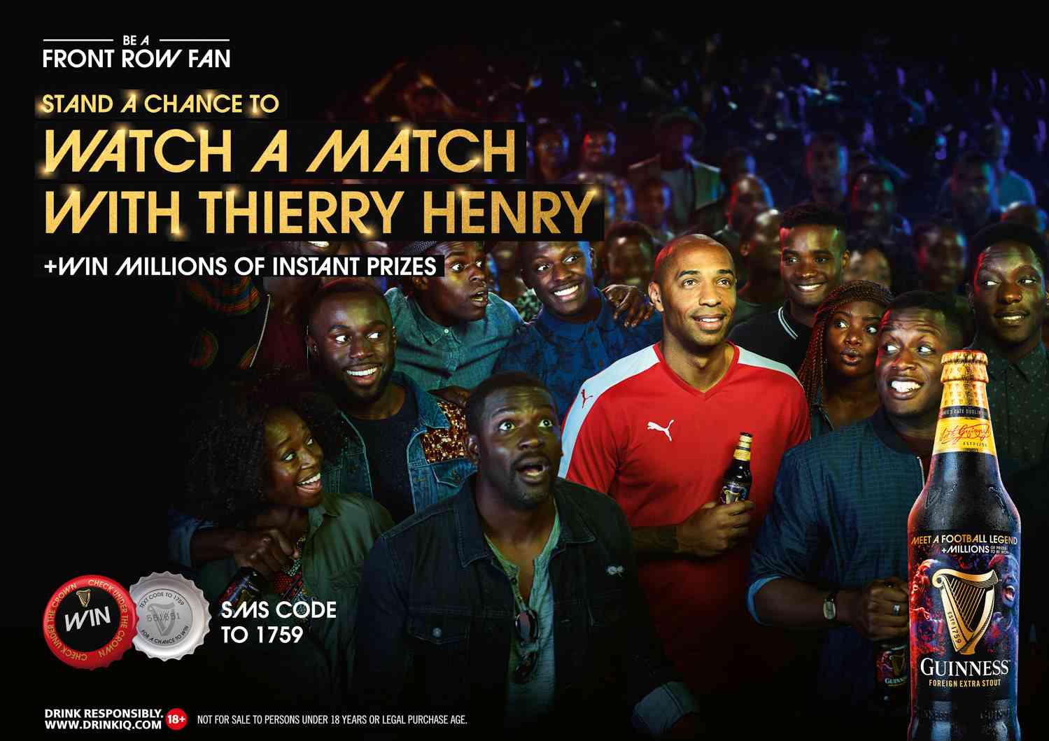 thierry henry in Guiness beer photo by saint